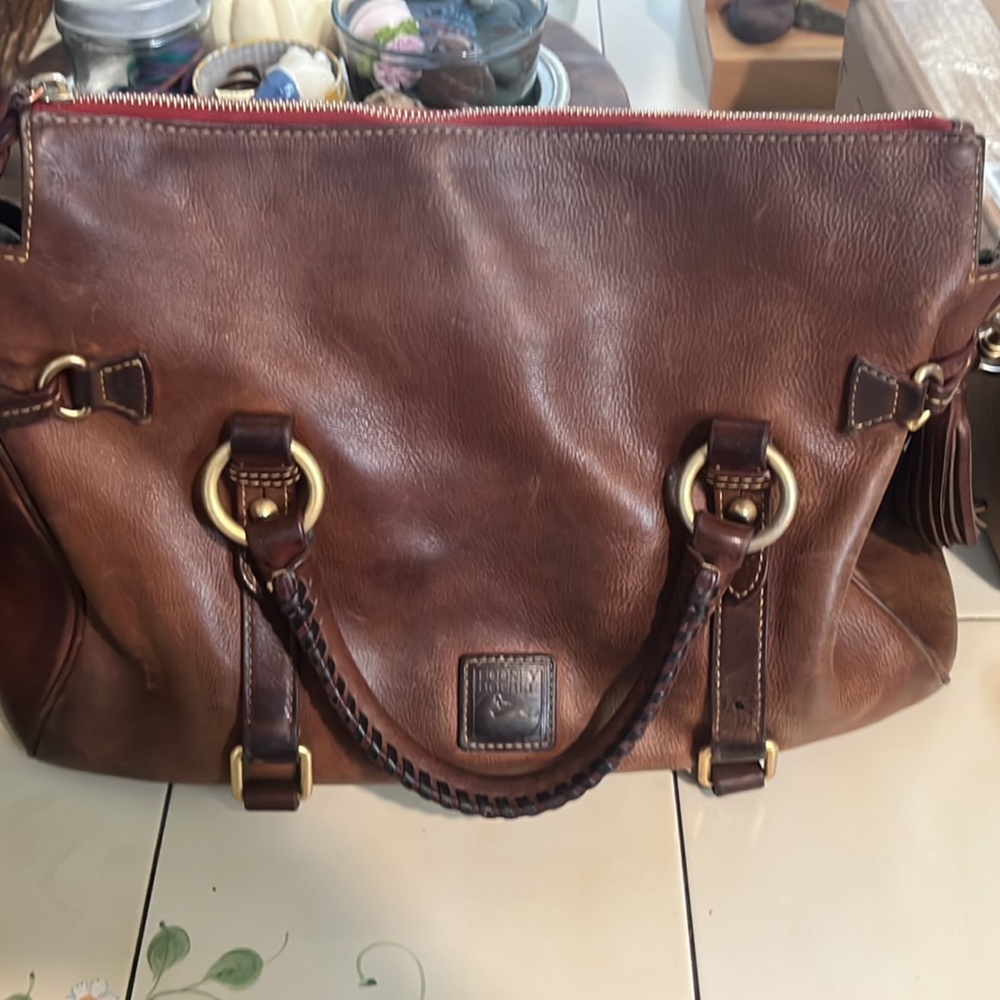 Dooney and Bourke brown Leather shoulder bag